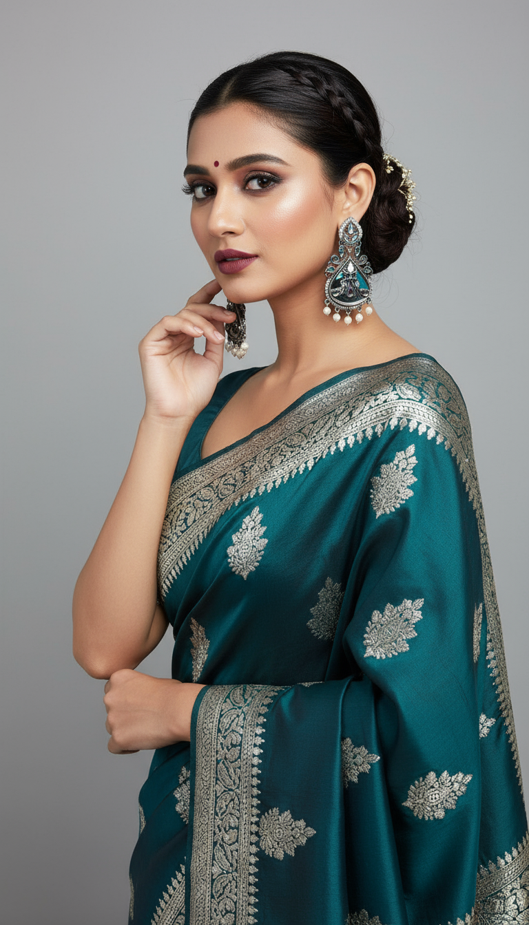 Mirror Work Jhumkas