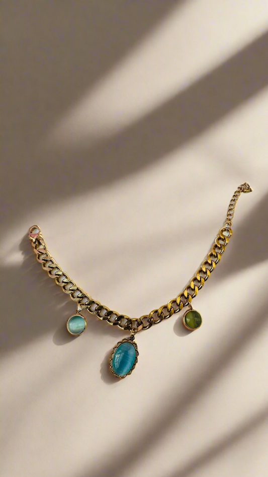 Aqua Dream Charm Bracelet