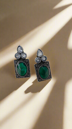 Emerald Elegance Chandbali