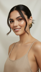 Golden Bow Earrings