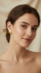 Golden Shell earrings