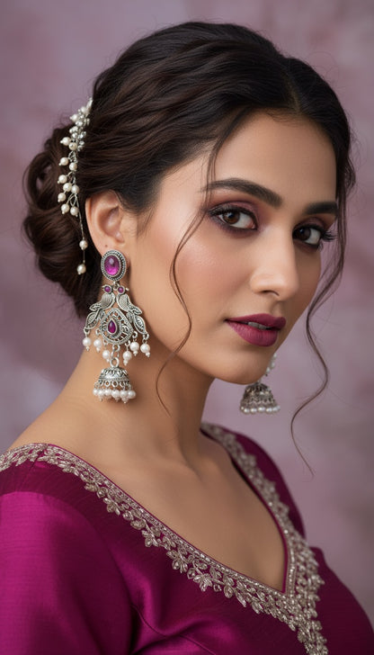 Blossom Jhumka Earrings”