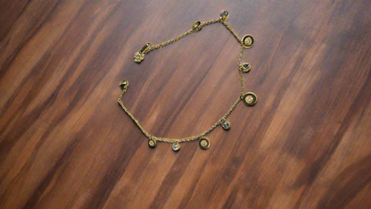 Golden Orbit Anklet