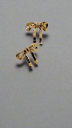 Golden Bow Earrings