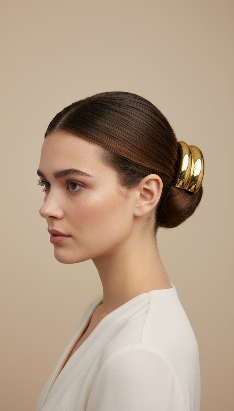 Golden Harmony Hair Band