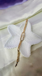Radiant Lock Chain Bracelet