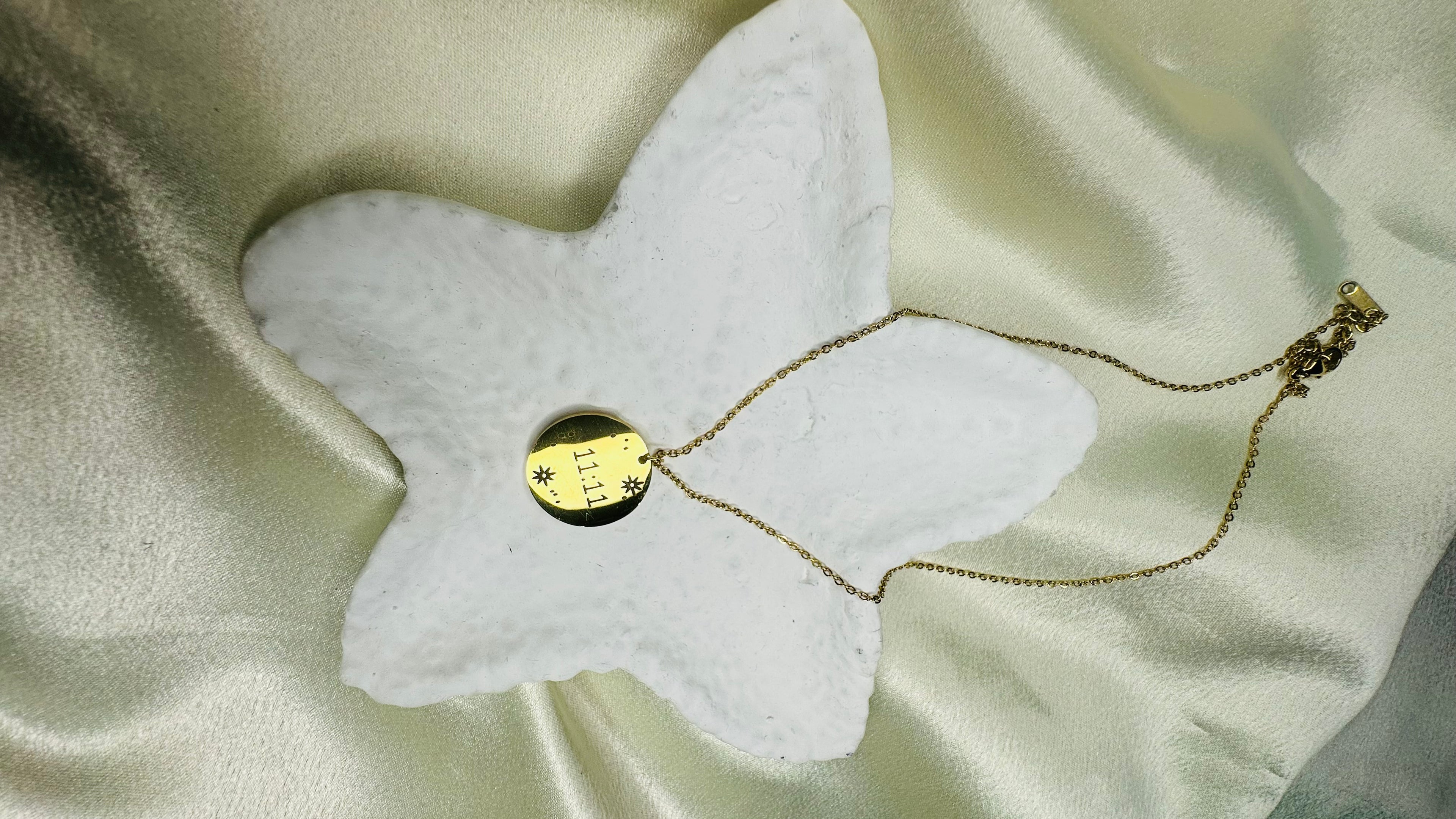 Necklace with 11:11 Engraving