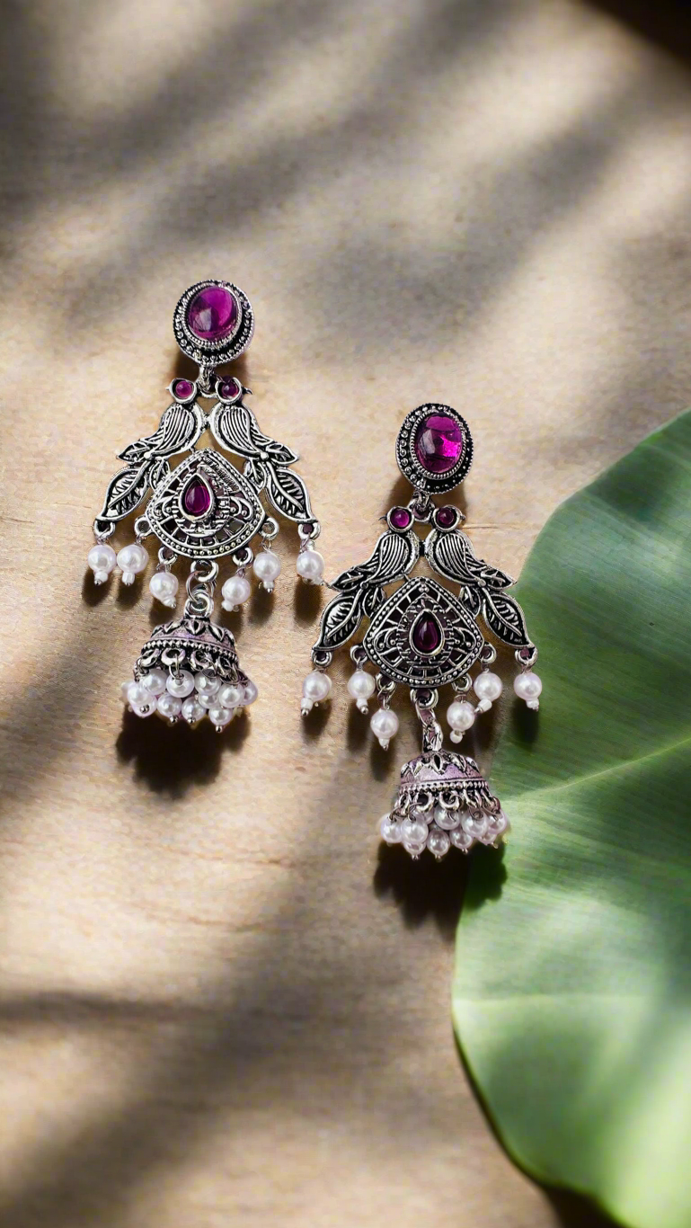 Blossom Jhumka Earrings”