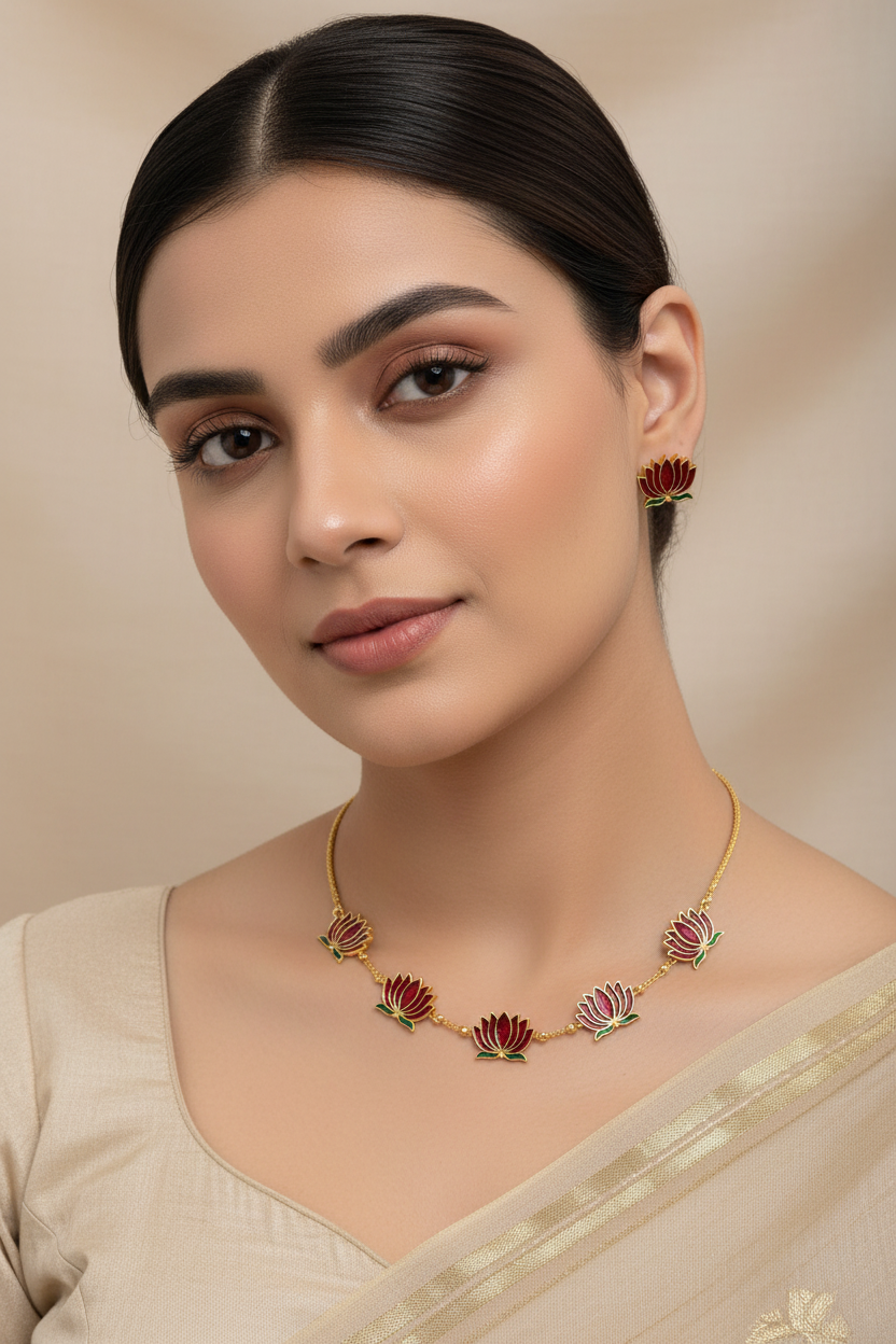 Lotus grace necklace