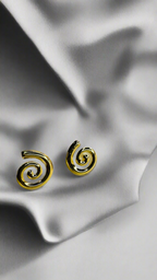 Spiral Stud Earrings
