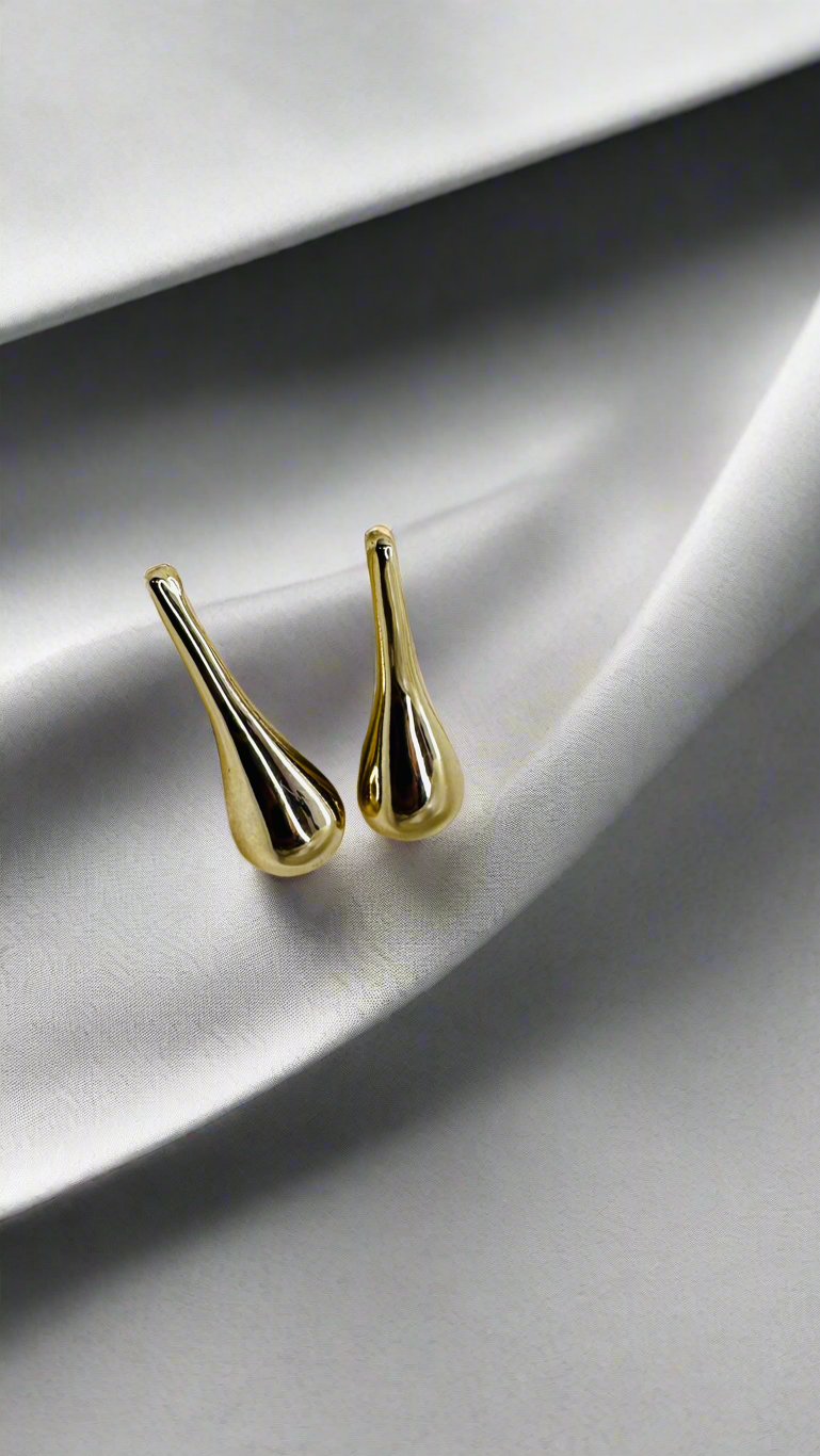 Liquid gold earrings
