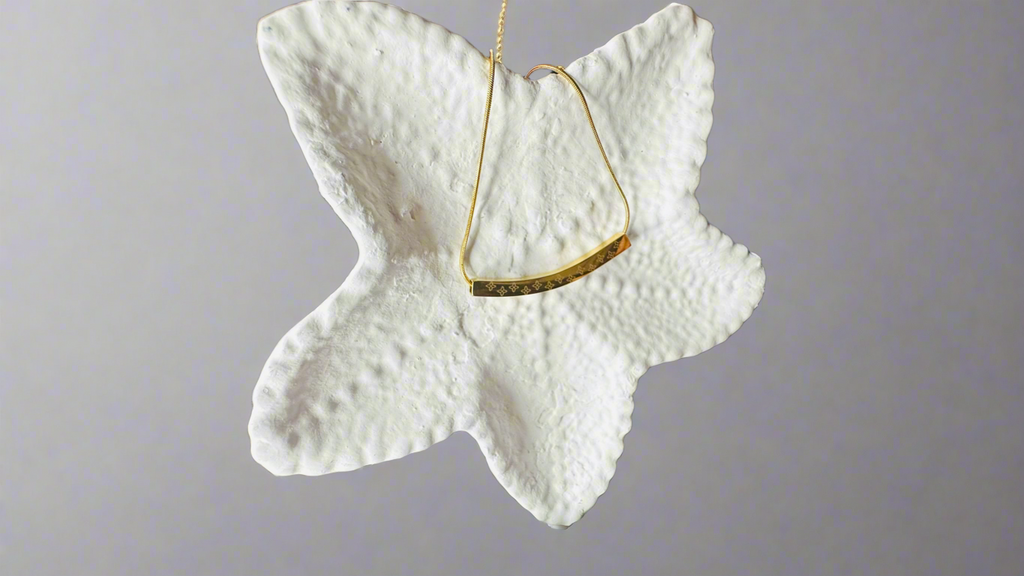 Golden Bar  Necklace