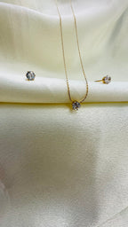 Classic Solitaire Jewelry Set
