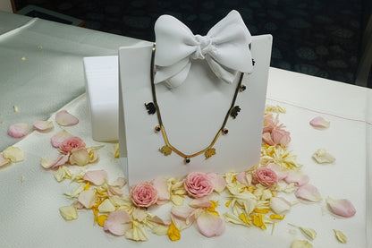 Golden safari necklace