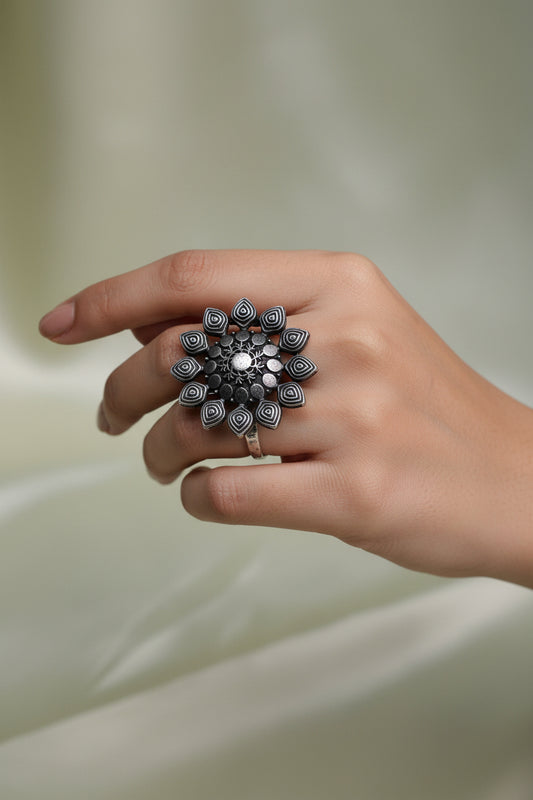 Solar Bloom Ring