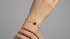 Two colour Clover Bracelet