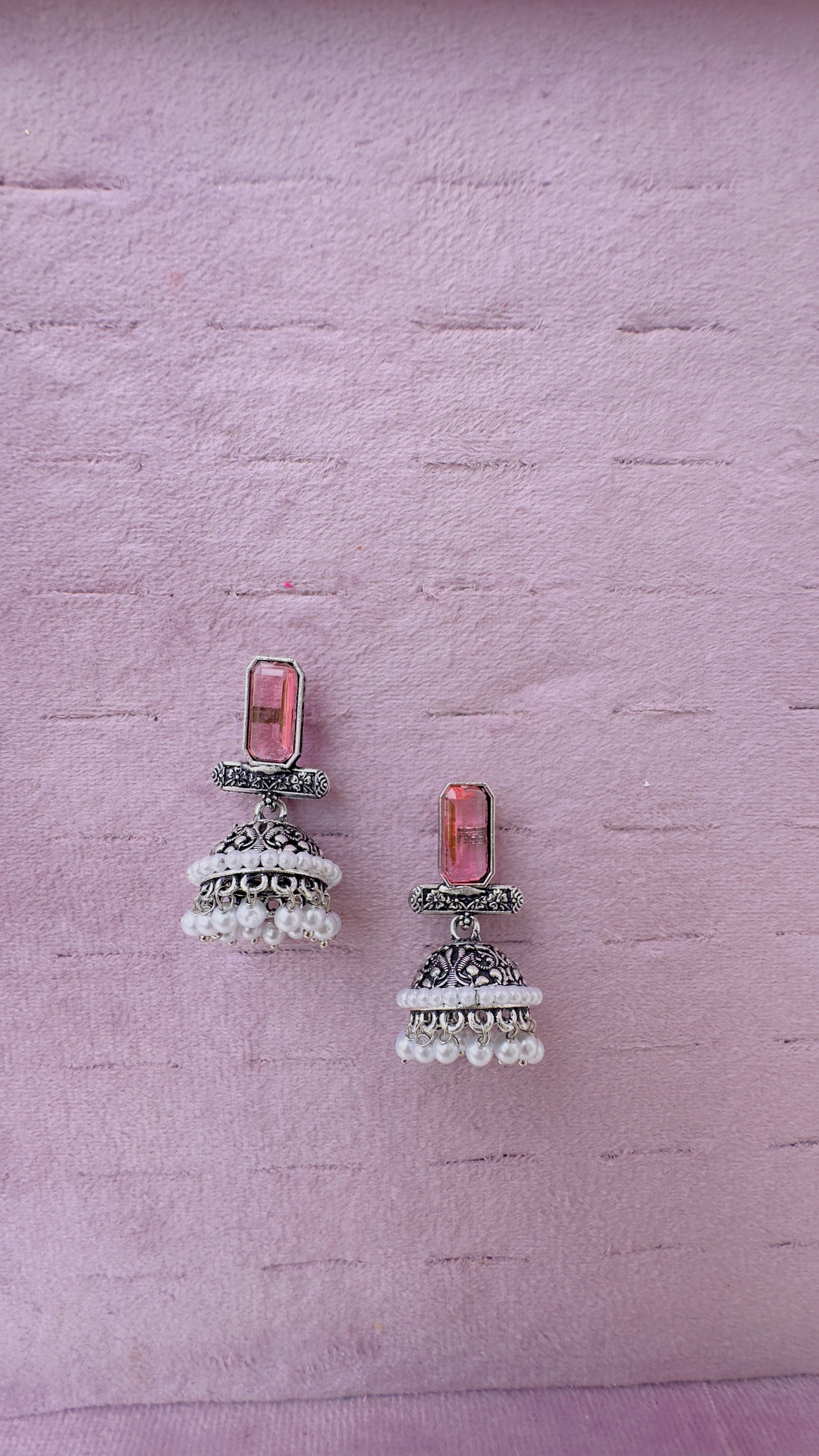 Blossom Pink Jhumka