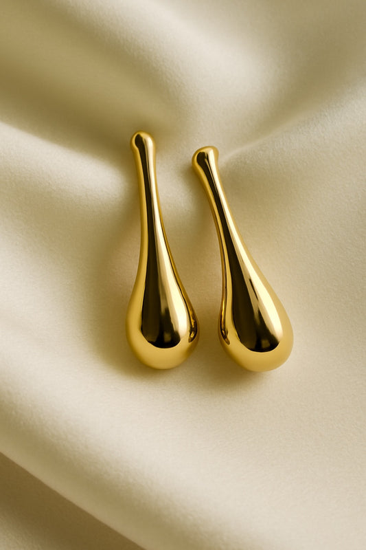 Liquid gold earrings