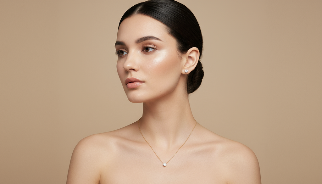 Classic Solitaire Jewelry Set