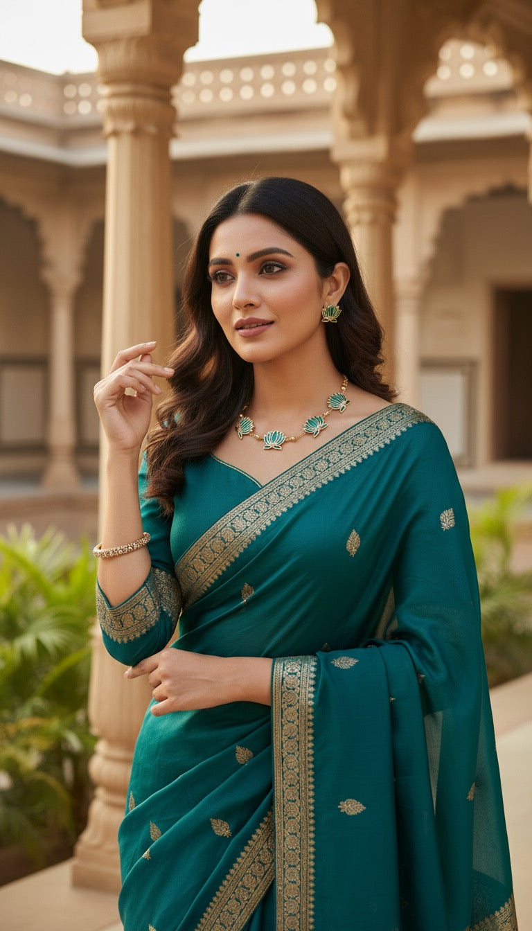 Lotus Radiance Necklace Set