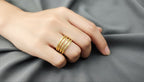 Multi-Band Gold Ring