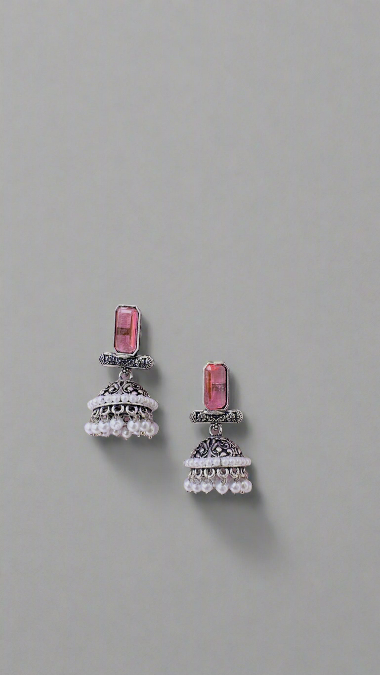 Blossom Pink Jhumka