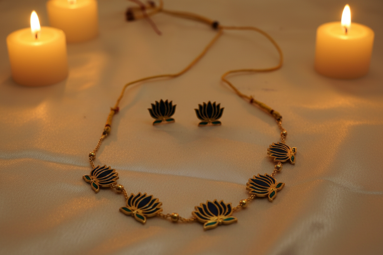 Neel Kamal Aura necklace
