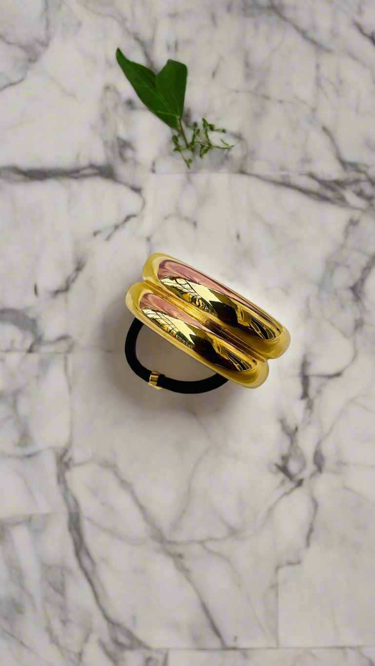 Golden Harmony Hair Band