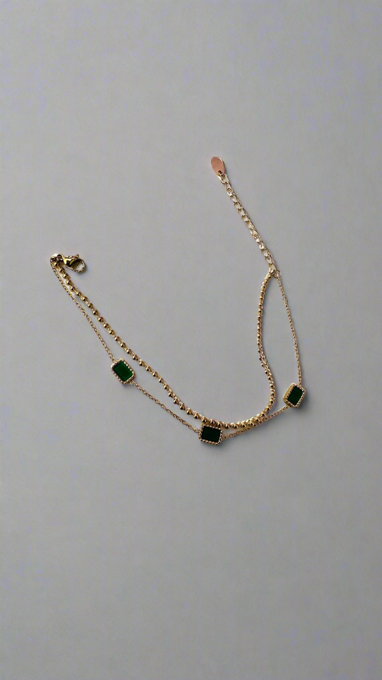 Emerald Elegance Bracelet
