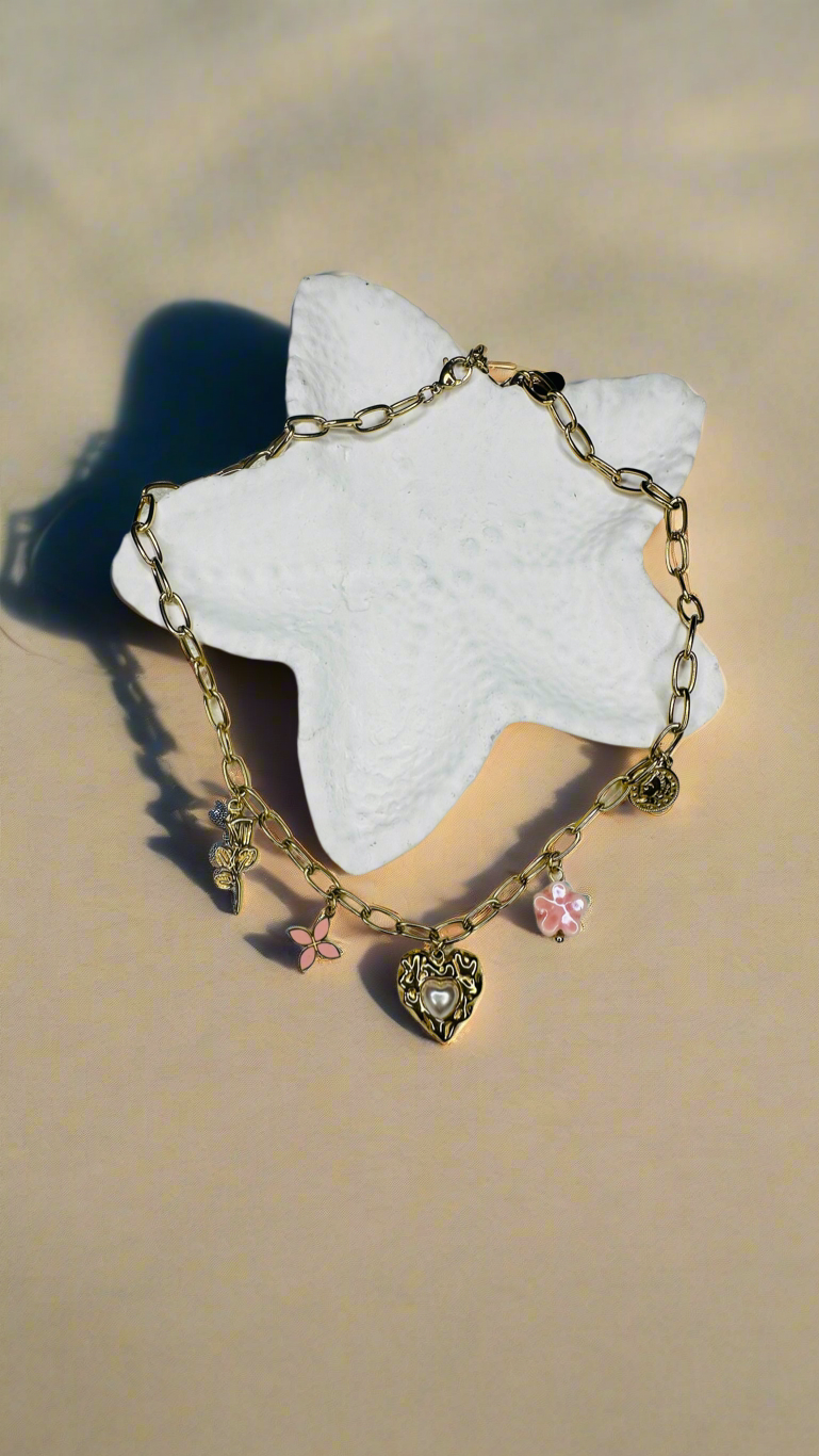 Blush Charm Necklace