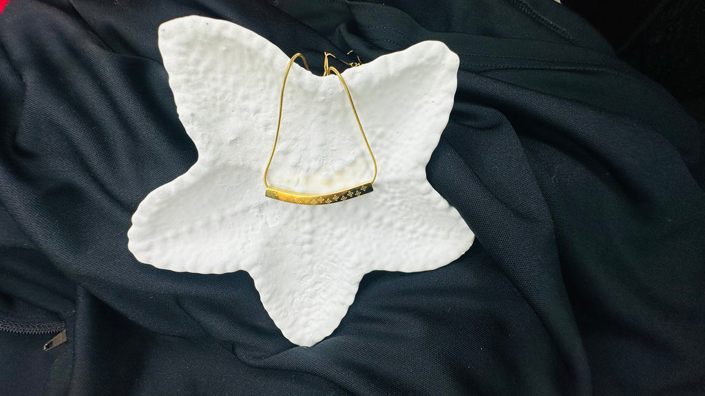 Golden Bar  Necklace