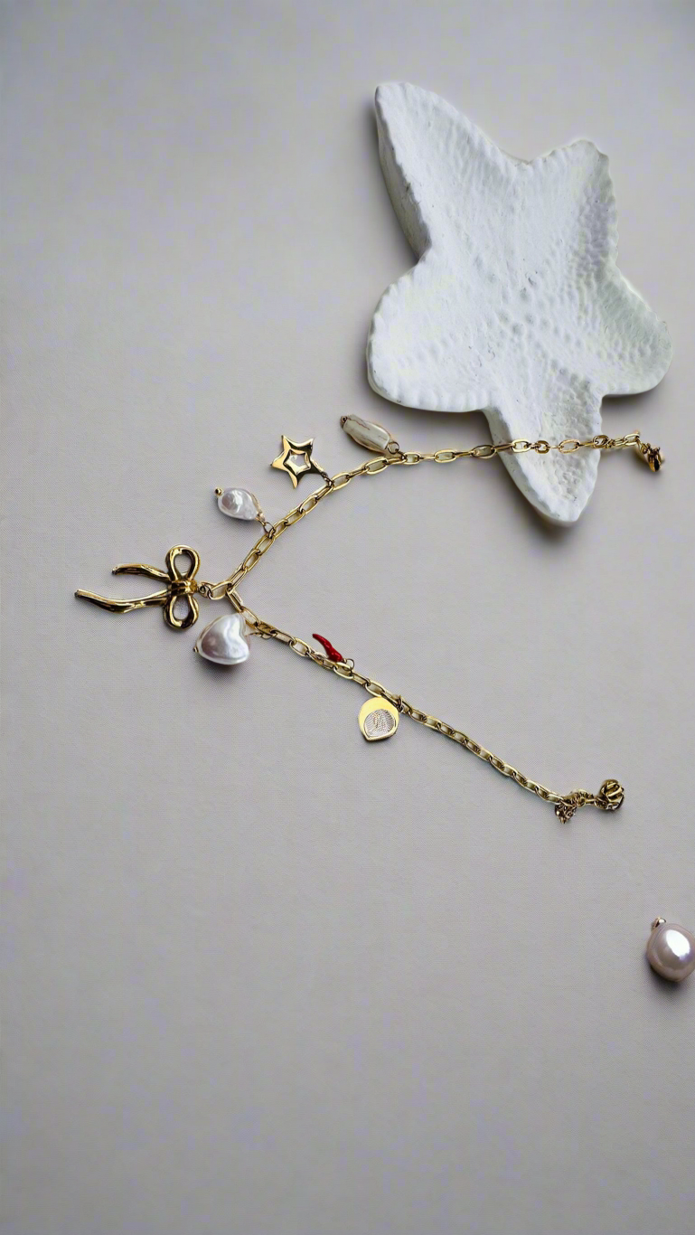 Star and Pearl necklace