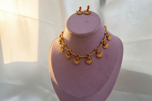 Chandrika Ruby Elegance Set