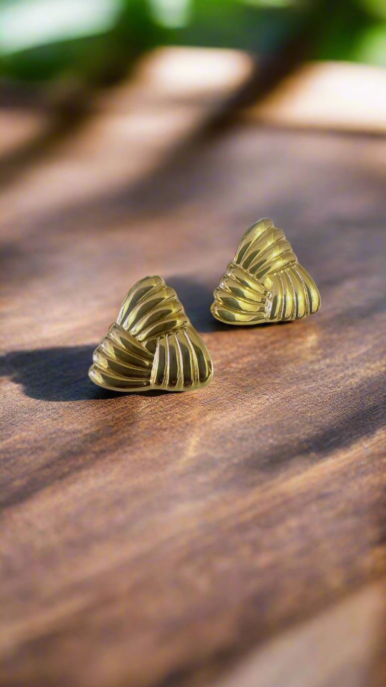 Golden Elegance Studs