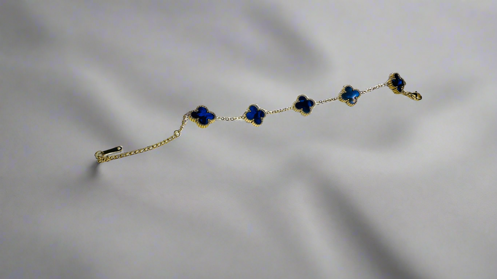 Azure Clover Bracelet