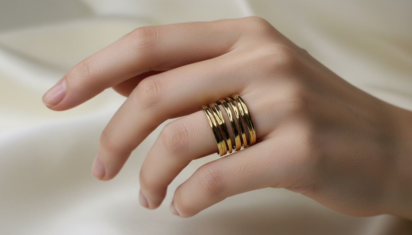Spiral Statement Ring