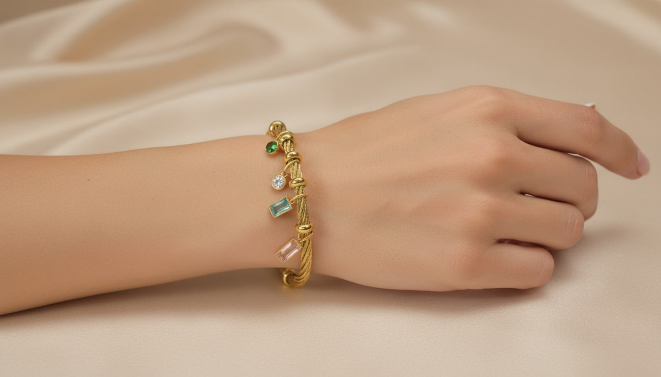 Gemstone Bangle