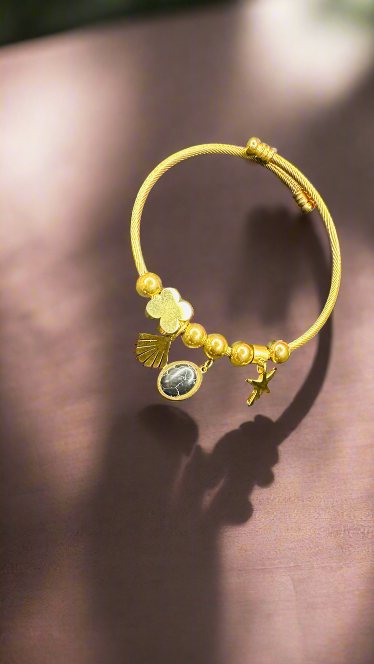 Coastal Charm Adjustable Bracelet,