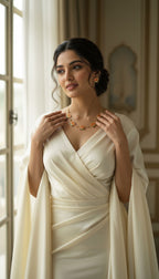 Saffron Lotus  Necklace Set