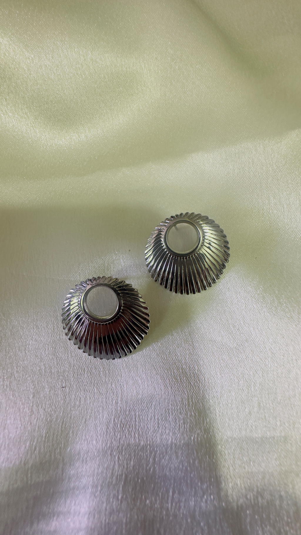 Radiant Silver Studs