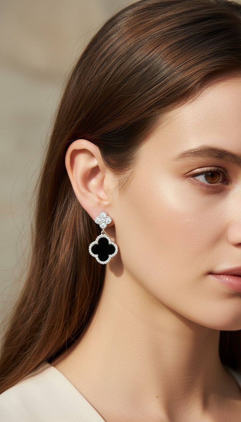 Midnight Clover Elegance