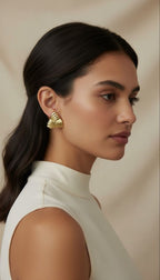 Golden Elegance Studs